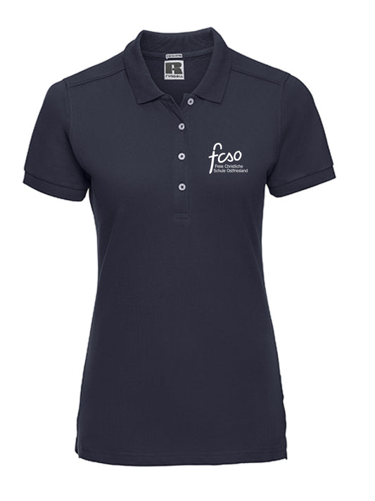 Damen-Poloshirt french navy