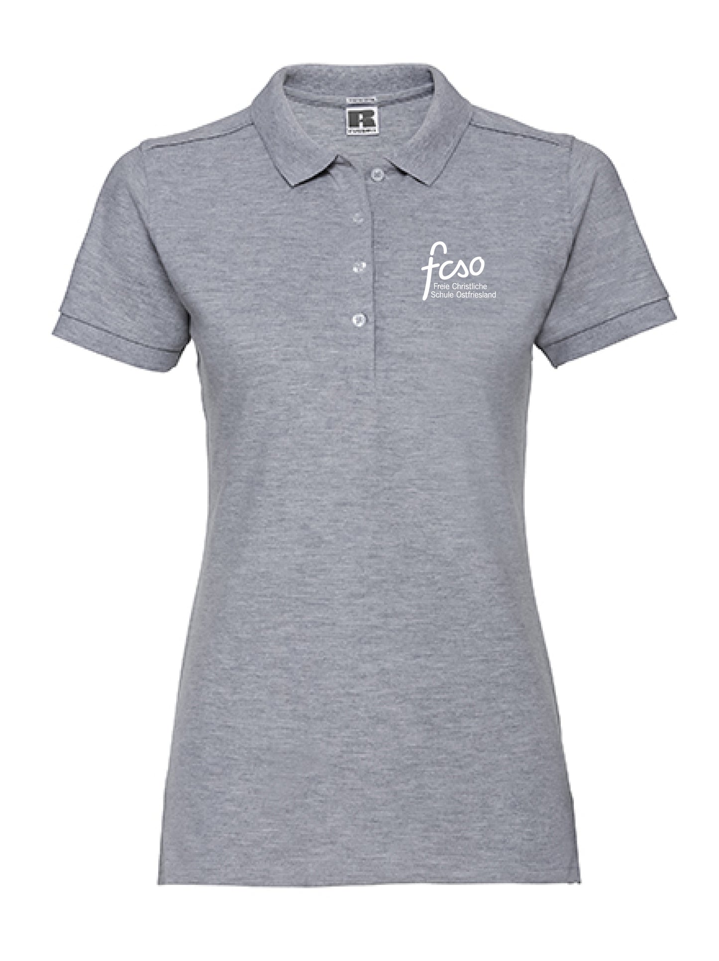 Damen-Poloshirt light oxford