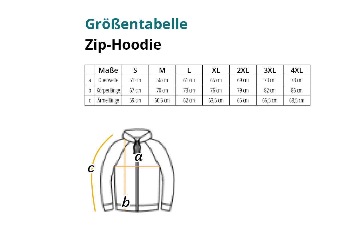 Zip-Hoodie - Unisex